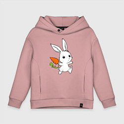 Детское худи оверсайз Зайка с морковкой