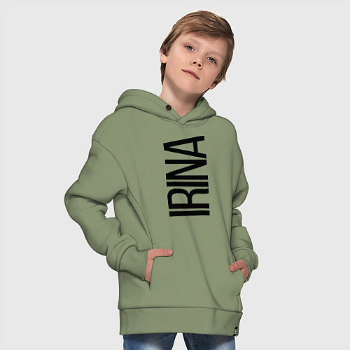 Детское худи оверсайз Ирина / Авокадо – фото 4