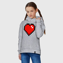 Толстовка оверсайз детская Minecraft Lover, цвет: меланж — фото 2
