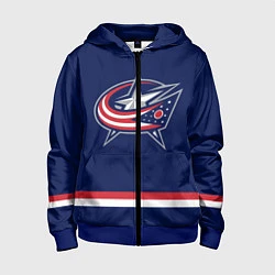 Детская толстовка на молнии Columbus Blue Jackets