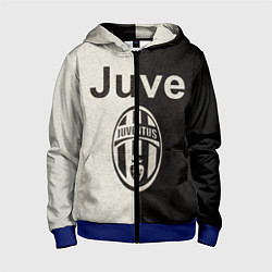 Толстовка на молнии детская Juventus6, цвет: 3D-синий