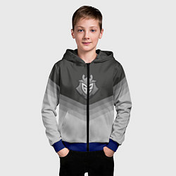 Толстовка на молнии детская G2 Esports Uniform, цвет: 3D-синий — фото 2