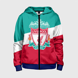 Детская толстовка на молнии Liverpool: You'll never walk alone