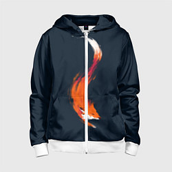 Детская толстовка на молнии Хитрая лисичка