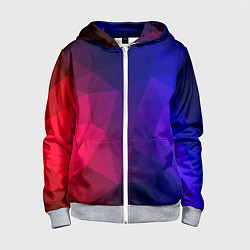 Детская толстовка на молнии Red&Blue