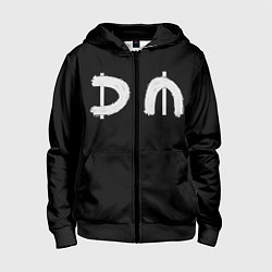 Толстовка на молнии детская DM Rock, цвет: 3D-черный