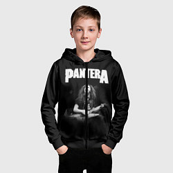 Толстовка на молнии детская Pantera, цвет: 3D-черный — фото 2