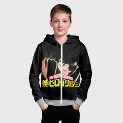 Толстовка на молнии детская Моя геройская академия, цвет: 3D-меланж — фото 2
