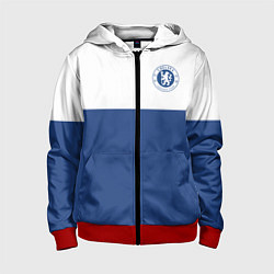 Детская толстовка на молнии Chelsea FC: Light Blue