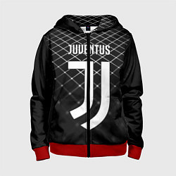 Детская толстовка на молнии FC Juventus: Black Lines