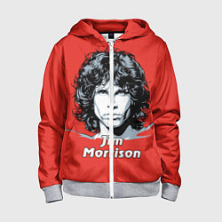 Детская толстовка на молнии Jim Morrison