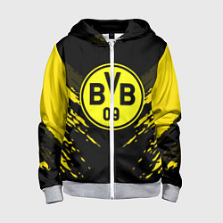 Толстовка на молнии детская Borussia FC: Sport Fashion, цвет: 3D-меланж