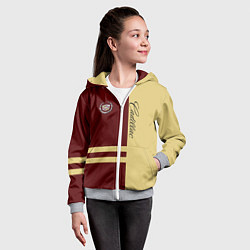 Толстовка на молнии детская Cadillac, цвет: 3D-меланж — фото 2