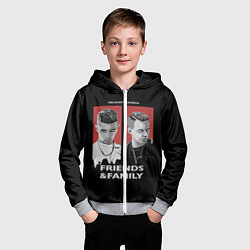Толстовка на молнии детская Markul: Friends & Family, цвет: 3D-меланж — фото 2