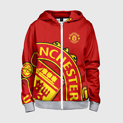 Детская толстовка на молнии FC Man United: Red Exclusive