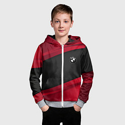 Толстовка на молнии детская BMW Sport, цвет: 3D-меланж — фото 2