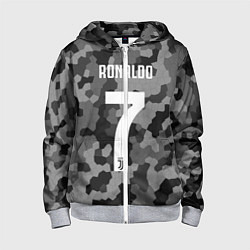 Детская толстовка на молнии Ronaldo 7: Camo Sport