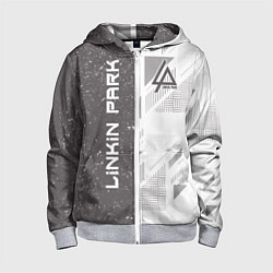 Детская толстовка на молнии Linkin Park: Grey Form