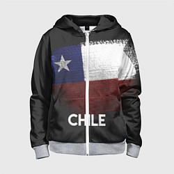 Толстовка на молнии детская Chile Style, цвет: 3D-меланж