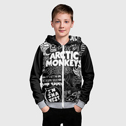 Толстовка на молнии детская Arctic Monkeys: I'm in a Vest, цвет: 3D-меланж — фото 2