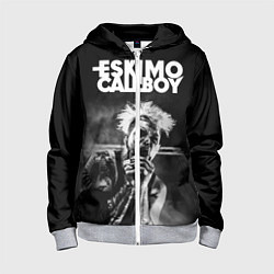Толстовка на молнии детская Eskimo Callboy, цвет: 3D-меланж