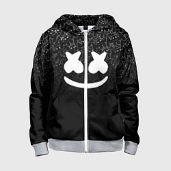 Детская толстовка на молнии Marshmello Black