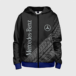 Толстовка на молнии детская Mercedes AMG: Street Style, цвет: 3D-синий