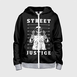 Детская толстовка на молнии Street Justice