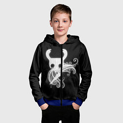 Толстовка на молнии детская Hollow Knight, цвет: 3D-синий — фото 2