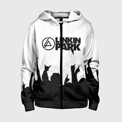 Толстовка на молнии детская LINKIN PARK, цвет: 3D-черный