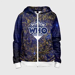 Детская толстовка на молнии Doctor Who