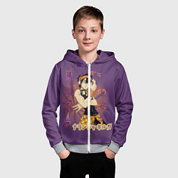 Толстовка на молнии детская JoJo Bizarre Adventure, цвет: 3D-меланж — фото 2