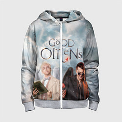 Детская толстовка на молнии Good Omens