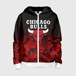 Детская толстовка на молнии CHICAGO BULLS