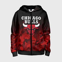 Детская толстовка на молнии CHICAGO BULLS