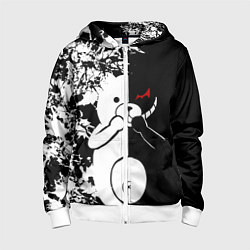 Детская толстовка на молнии Monokuma