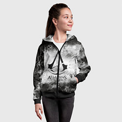 Толстовка на молнии детская Assassin’s Creed, цвет: 3D-черный — фото 2