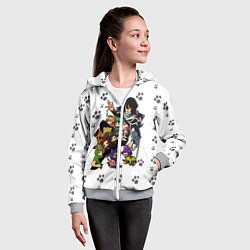 Толстовка на молнии детская Моя Геройская Академия, цвет: 3D-меланж — фото 2