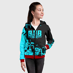 Толстовка на молнии детская ВДВ, цвет: 3D-красный — фото 2