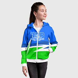 Толстовка на молнии детская ВДВ, цвет: 3D-белый — фото 2