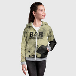 Толстовка на молнии детская ВДВ, цвет: 3D-меланж — фото 2