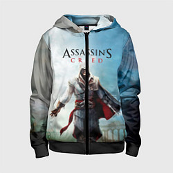 Толстовка на молнии детская Assassins Creed, цвет: 3D-черный