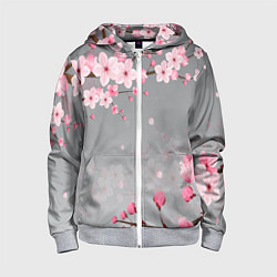 Толстовка на молнии детская САКУРА, цвет: 3D-меланж