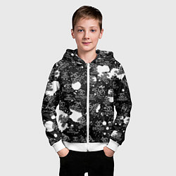 Толстовка на молнии детская Benzo Gang - Big Baby Tape, цвет: 3D-белый — фото 2