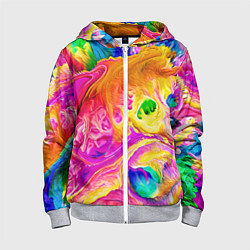 Детская толстовка на молнии TIE DYE