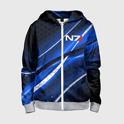 Детская толстовка на молнии MASS EFFECT N7