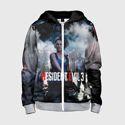 Толстовка на молнии детская RESIDENT EVIL 3, цвет: 3D-меланж