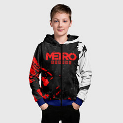 Толстовка на молнии детская METRO EXODUS, цвет: 3D-синий — фото 2