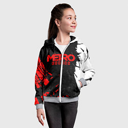 Толстовка на молнии детская METRO EXODUS, цвет: 3D-меланж — фото 2