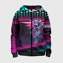 Детская толстовка на молнии НЕОНОВЫЙ ГОНЩИК